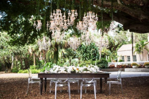 Wedding table at selby gardens