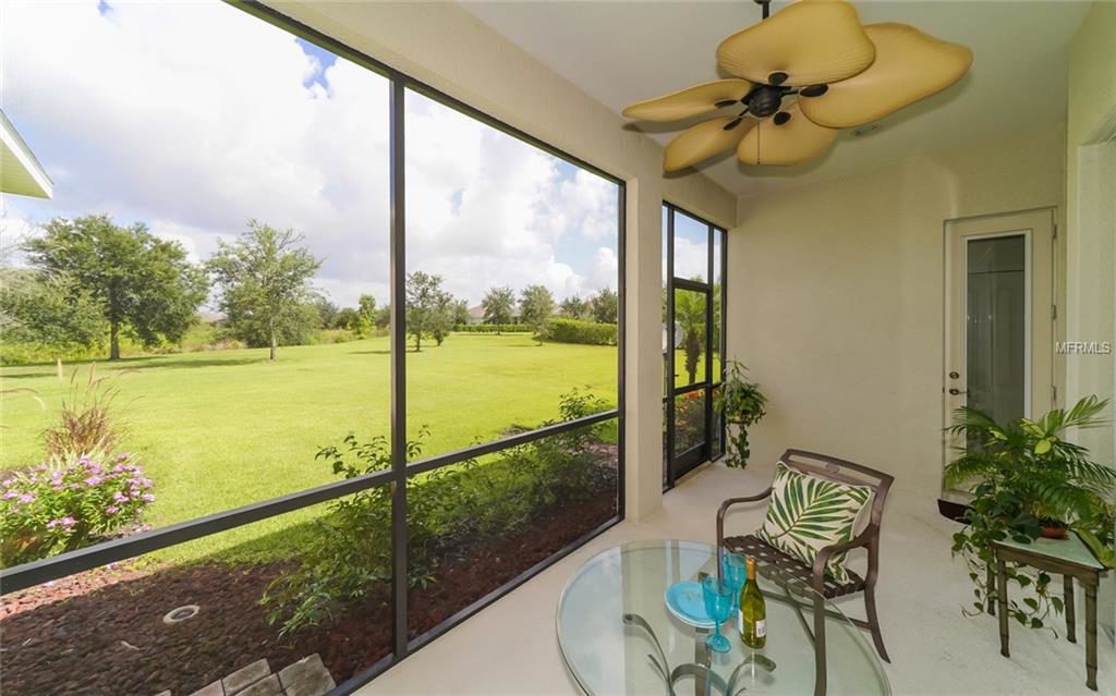 View from the back of a home for sale in Central Park in Lakewood Ranch, FL