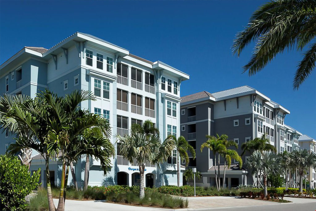 Example of condo building in Sarasota or Manatee County
